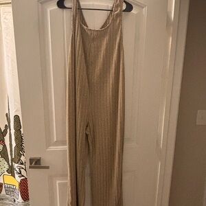 Women's Tan Jumpsuit